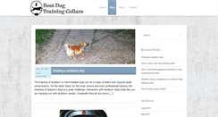 Desktop Screenshot of best-dogtrainingcollars.com